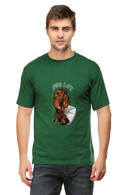 Bluelander Unisex Regular Fit T-Shirt: Soft, Breathable, 100% Cotton, Pre-Shrunk, Bio-Washed, Lycra Ribbed Neck
