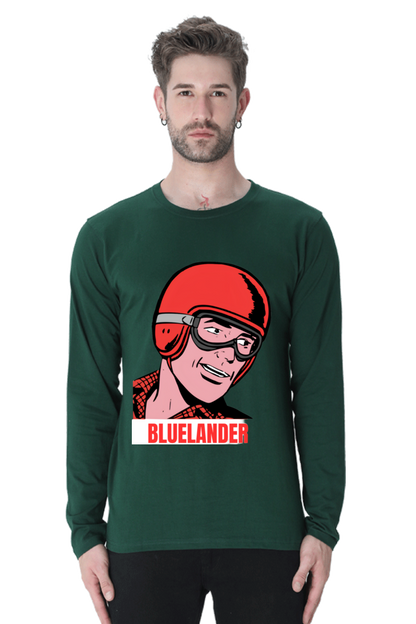 Unveil the Latest Designs with Bluelander's Cotton Full Sleeve T-Shirts!