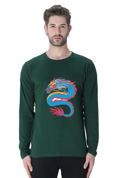 Fashion Begins Here: Bluelander's Cotton Full Sleeve T-Shirt - Elevate Your Style Journey!
