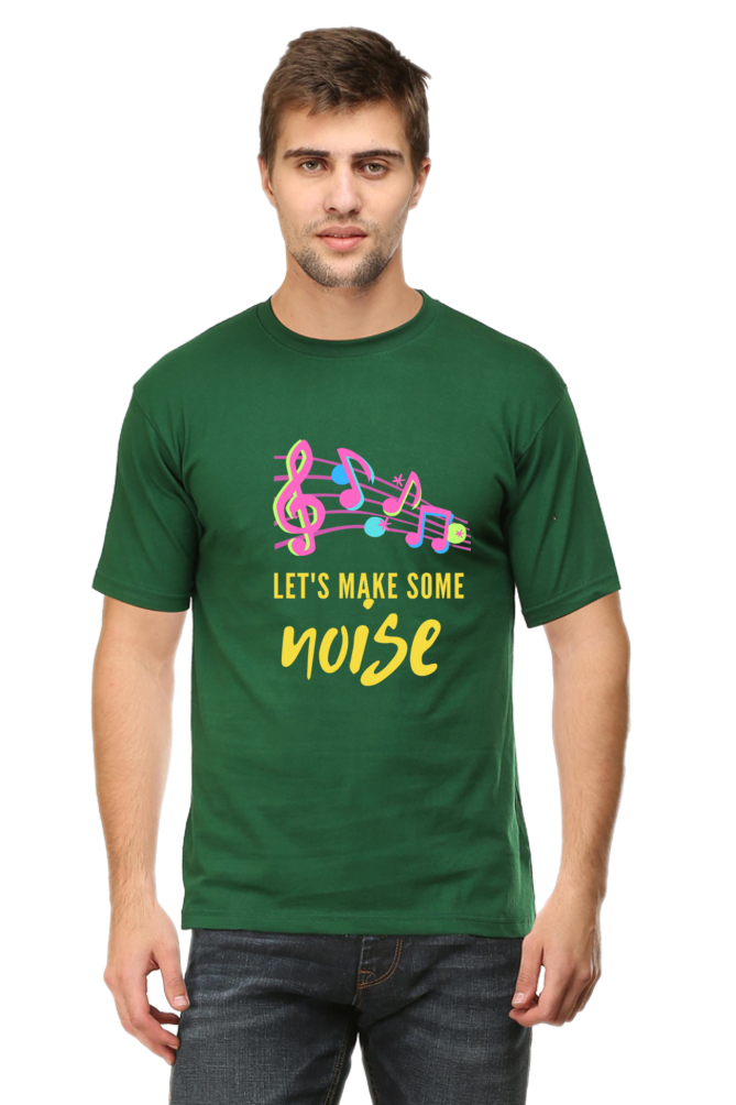 Make Waves in Style: Bluelander Cotton Half Sleeve T-Shirt - Time to Amplify Your Look and Make Some Stylish Noise