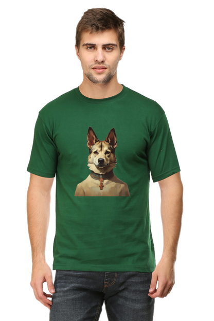 Style for Dog Lovers: Bluelander Cotton Half Sleeve T-Shirts - Comfort and Fashion, Crafted by Human and AI.