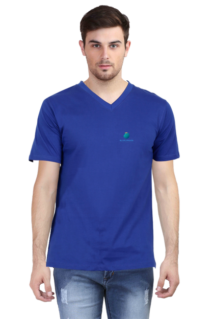 Vibe in Comfort: Bluelander's V-Neck Cotton Half Sleeve T-Shirts - Your Casual Chic Essential!