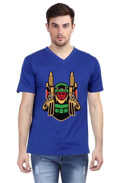 Elevate Your Look with Bluelander's V Neck Cotton Half Sleeve T Shirts!