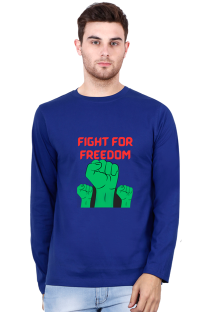Make a Statement: Bluelander's Cotton Full Sleeve Tee – Unmatched Comfort, Simply Stylish.