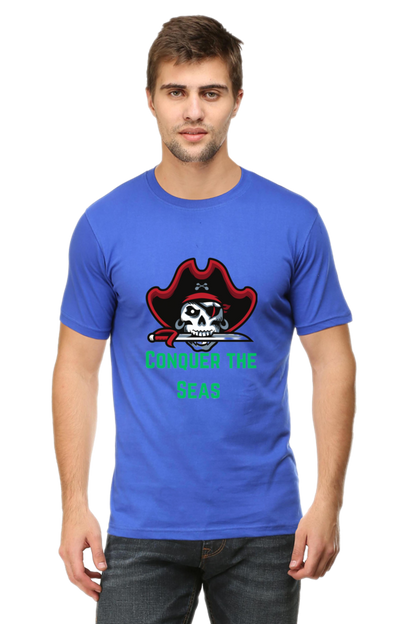 Make a Statement: Bluelander's Enhanced Design Cotton Half Sleeve T-Shirts - Stand Out in Style!