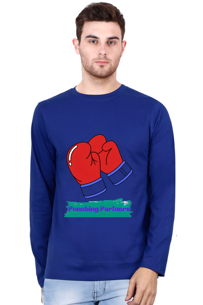 Make a Statement with Bluelander's Cotton Full Sleeve T-Shirts: Stand Out in Every Crowd!