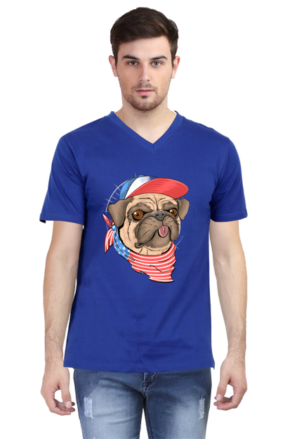 Elevate Your Look: Bluelander's V-Neck Cotton Half Sleeve T-Shirts!