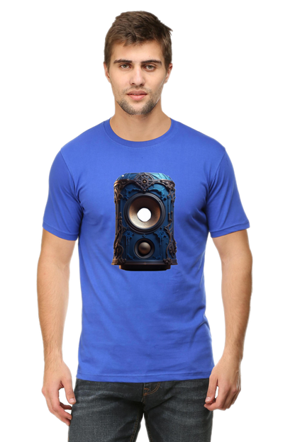 Half Sleeve Harmony: Unleash Your Inner Music with Enhanced Style in our Bluelander Cotton T-Shirt - Let Your Passion Sing