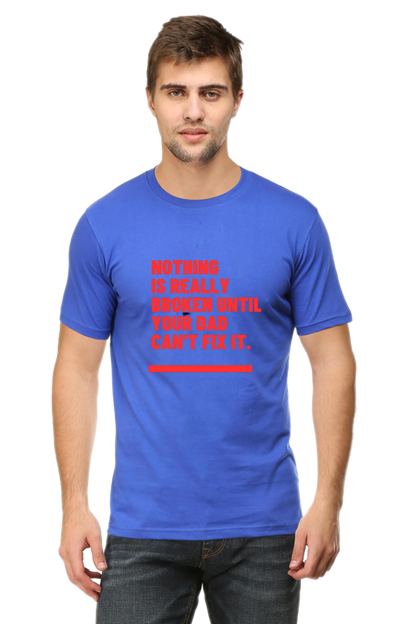 Fixing the Unfixable Bluelander Half Sleeve  Cotton T-Shirts ,Where Comfort Meets Dad's Expertise