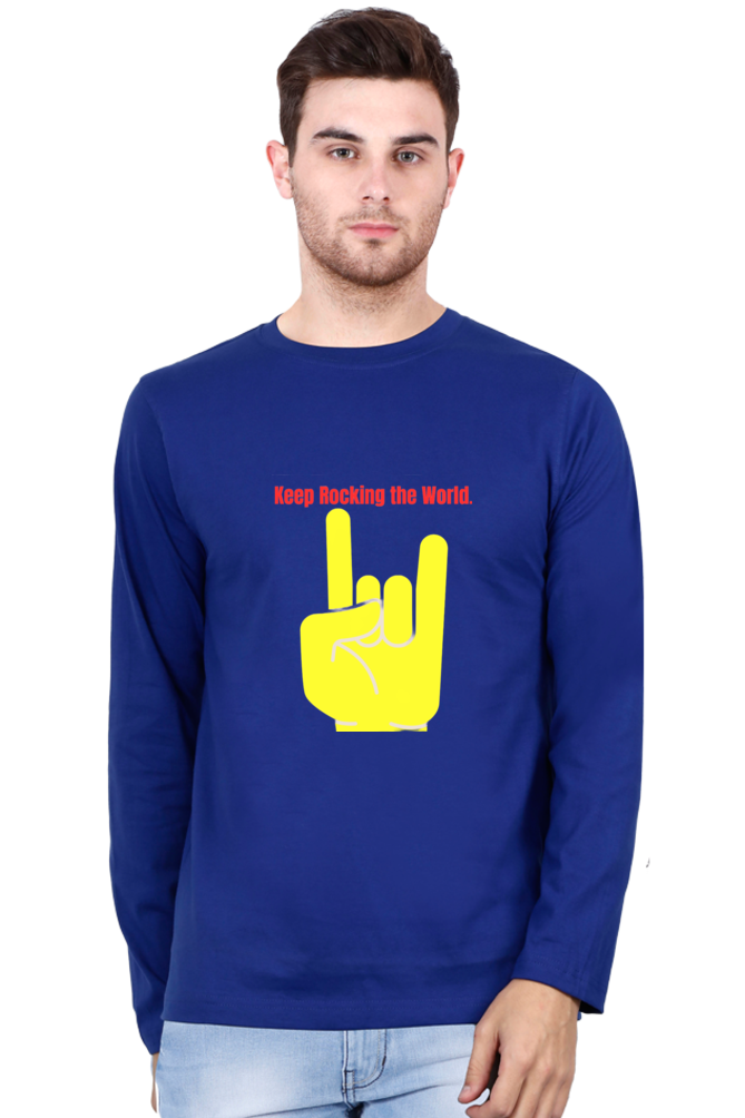 Bluelander's High-Quality Full Sleeve Cotton Tee – Rock Your Style with Confidence.