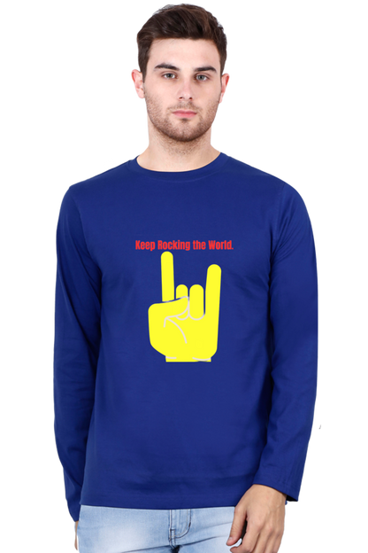 Bluelander's High-Quality Full Sleeve Cotton Tee – Rock Your Style with Confidence.