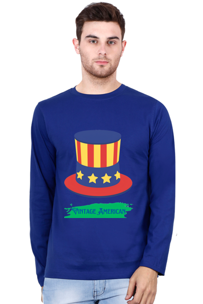 Bluelander's Cotton Full Sleeve T-Shirt: Elevating Your Style with Comfort and Class!