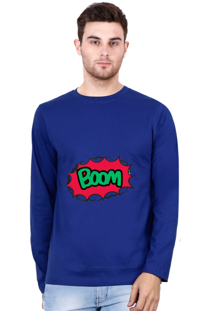 Bluelander's Cotton Full Sleeve T-Shirts: Stand Out with Unique Designs, Earn Compliments on the Go!