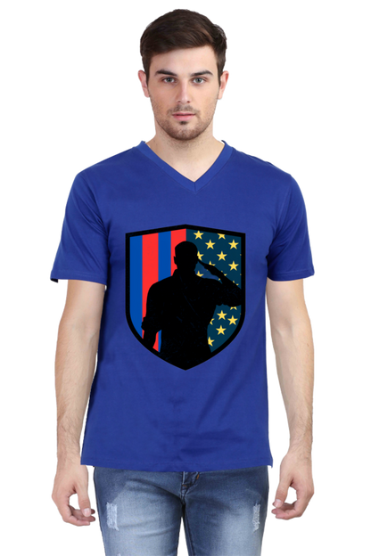 Elevate Your Casual Style: Bluelander's V Neck Cotton Half Sleeve T-Shirts