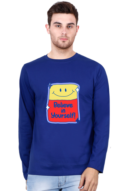 Sleeve it to Believe it: Embrace Your Journey with Bluelander's Full Sleeve Tee!