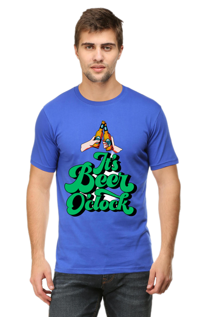 Chase Comfort: Bluelander's Cotton Half Sleeve T-Shirts - Playful Vibes, Endless Comfort!