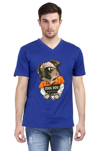 Vibrant V-Neck: Bluelander's V Neck Cotton Half Sleeve T-Shirts, Your Everyday Essential!