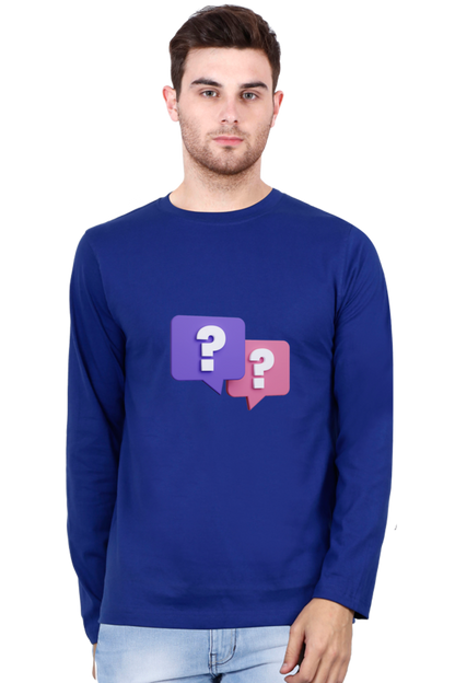 Unleash Your Style: Fun and Playful Vibes with Bluelander's Cotton Full Sleeve Tee!