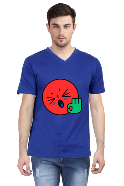 Embrace Comfort and Style: Bluelander's V Neck Half Sleeve Cotton T Shirt!