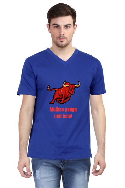 Bluelander's V Neck Cotton Half Sleeve T-Shirts - Step into Style!