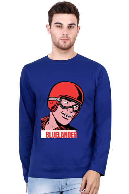 Unveil the Latest Designs with Bluelander's Cotton Full Sleeve T-Shirts!