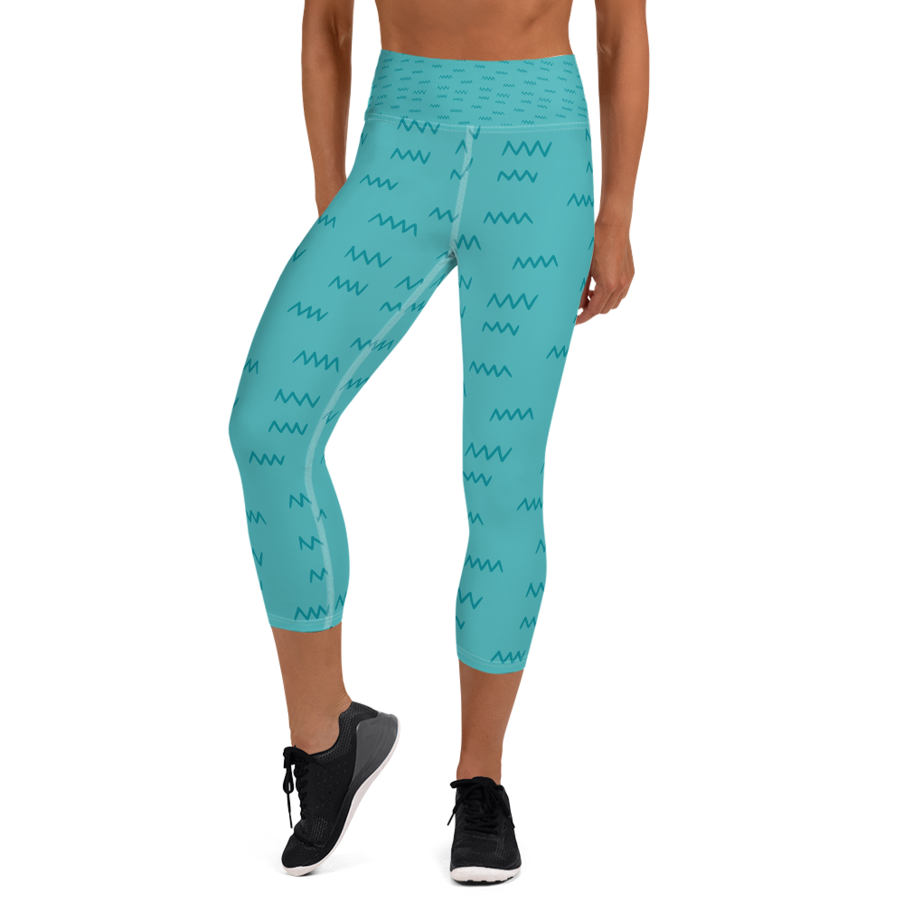 BLUELANDER's Ultimate Comfort High Waist Capri Leggings with Pockets.