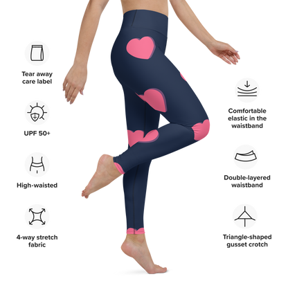 BLUELANDER's premium All Over Printed High Waist Leggings with Pockets.