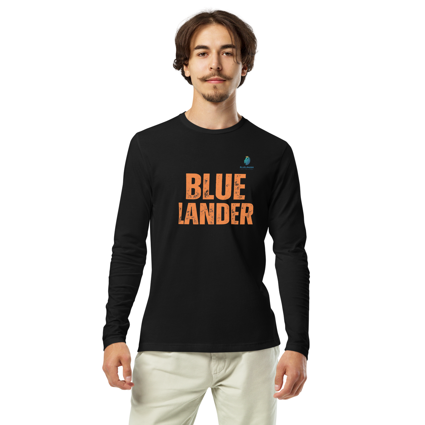 Bluelanders Unisex Soft Cotton bio washed Full-Sleeve T-Shirt.