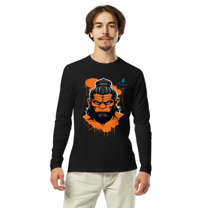Premium Unisex Hanuman Grace Bhastra T-shirt: Divine Power & Comfort | Bluelander