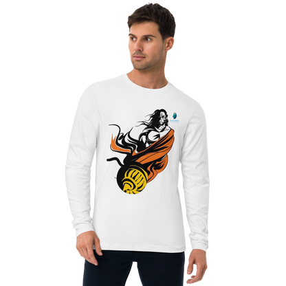 Hanuman's Strength, Modern Style: Bluelanders Premium Full-Sleeve T-Shirt