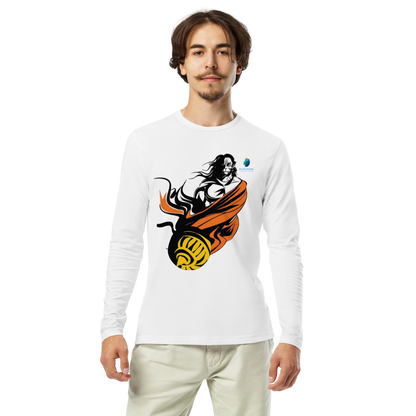 Hanuman's Strength, Modern Style: Bluelanders Premium Full-Sleeve T-Shirt