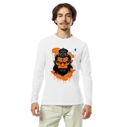 Premium Unisex Hanuman Grace Bhastra T-shirt: Divine Power & Comfort | Bluelander