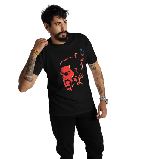 Hanuman's Blessing, Soft and Pure: Bluelanders Divine Protection   premium cotton T-Shirt.