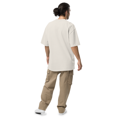 Style Meets Comfort: Bluelander Terry Oversized T-Shirt | 90% Cotton 10% Polyester | Unisex Fit | Pre-Shrunk & Drop Shoulder Design | Explore Now!