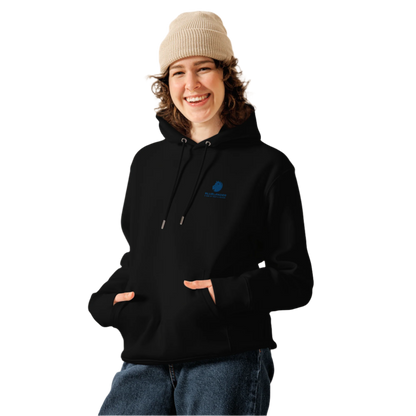 Bluelander Unisex Hoodie: 300 GSM Soft Cotton, Derby Ribbed.