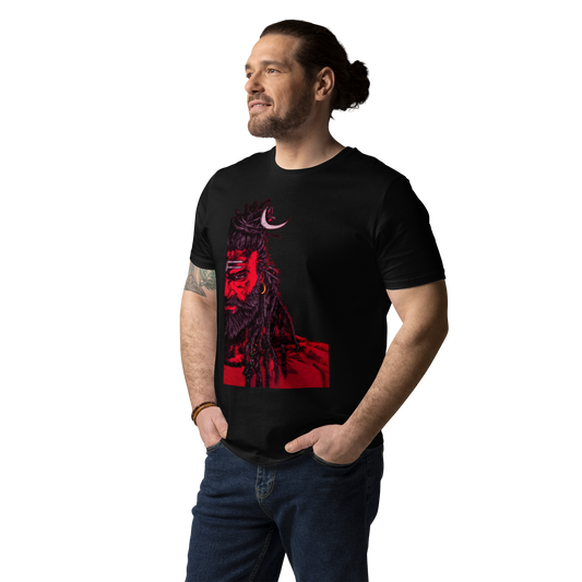 Adorn Yourself with Divine Shiva Vastra - Experience Shiva's Grace with Bluelander's Premium Unisex Cotton T Shirt.