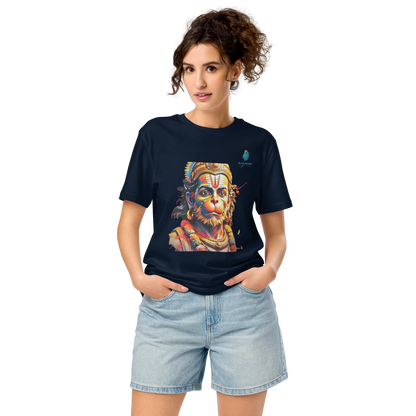Premium Hanuman T-Shirt: Wear Divine Power,Bluelanders Bio-Washed Cotton