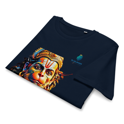 Premium Hanuman T-Shirt: Wear Divine Power,Bluelanders Bio-Washed Cotton