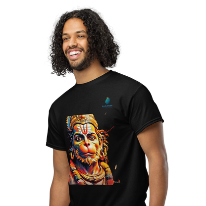 Premium Hanuman T-Shirt: Wear Divine Power,Bluelanders Bio-Washed Cotton