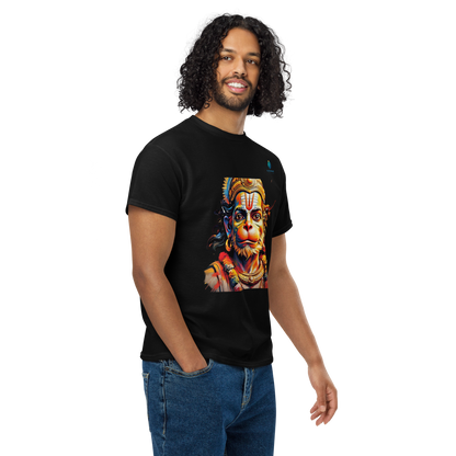 Premium Hanuman T-Shirt: Wear Divine Power,Bluelanders Bio-Washed Cotton
