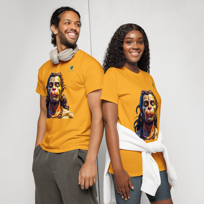 Hanuman Devotion T-Shirt & Tee Bluelander Premium Cotton Divine Spirit Wear.