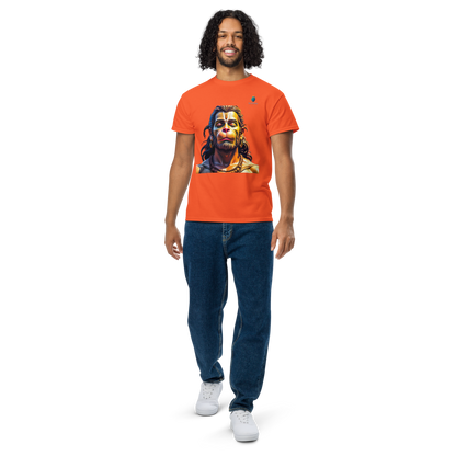 Hanuman Devotion T-Shirt & Tee Bluelander Premium Cotton Divine Spirit Wear.