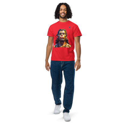 Hanuman Devotion T-Shirt & Tee Bluelander Premium Cotton Divine Spirit Wear.