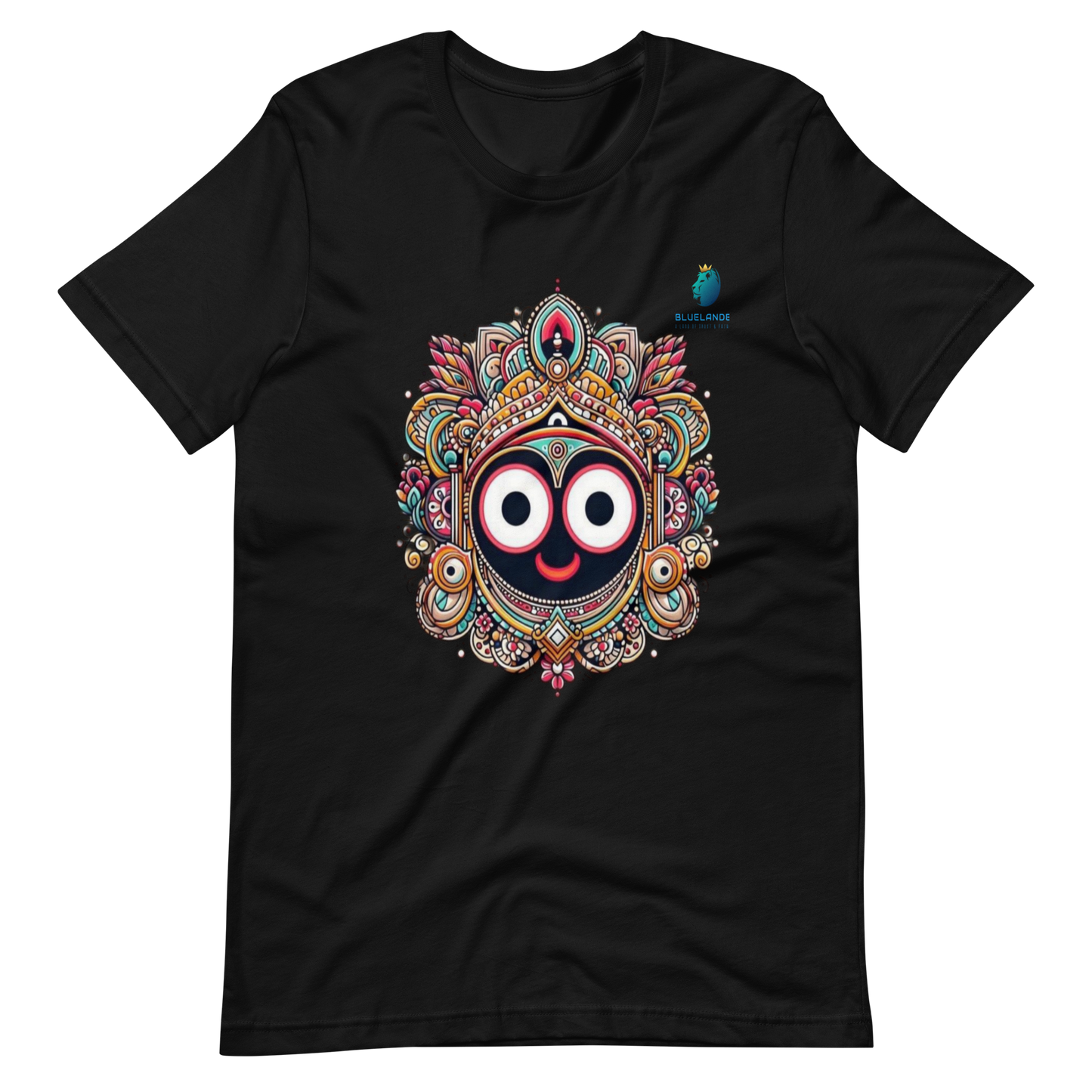 Sacred Comfort: Bluelanders  Premium  Cotton Unisex Half-Sleeve T-Shirt  Show drafts