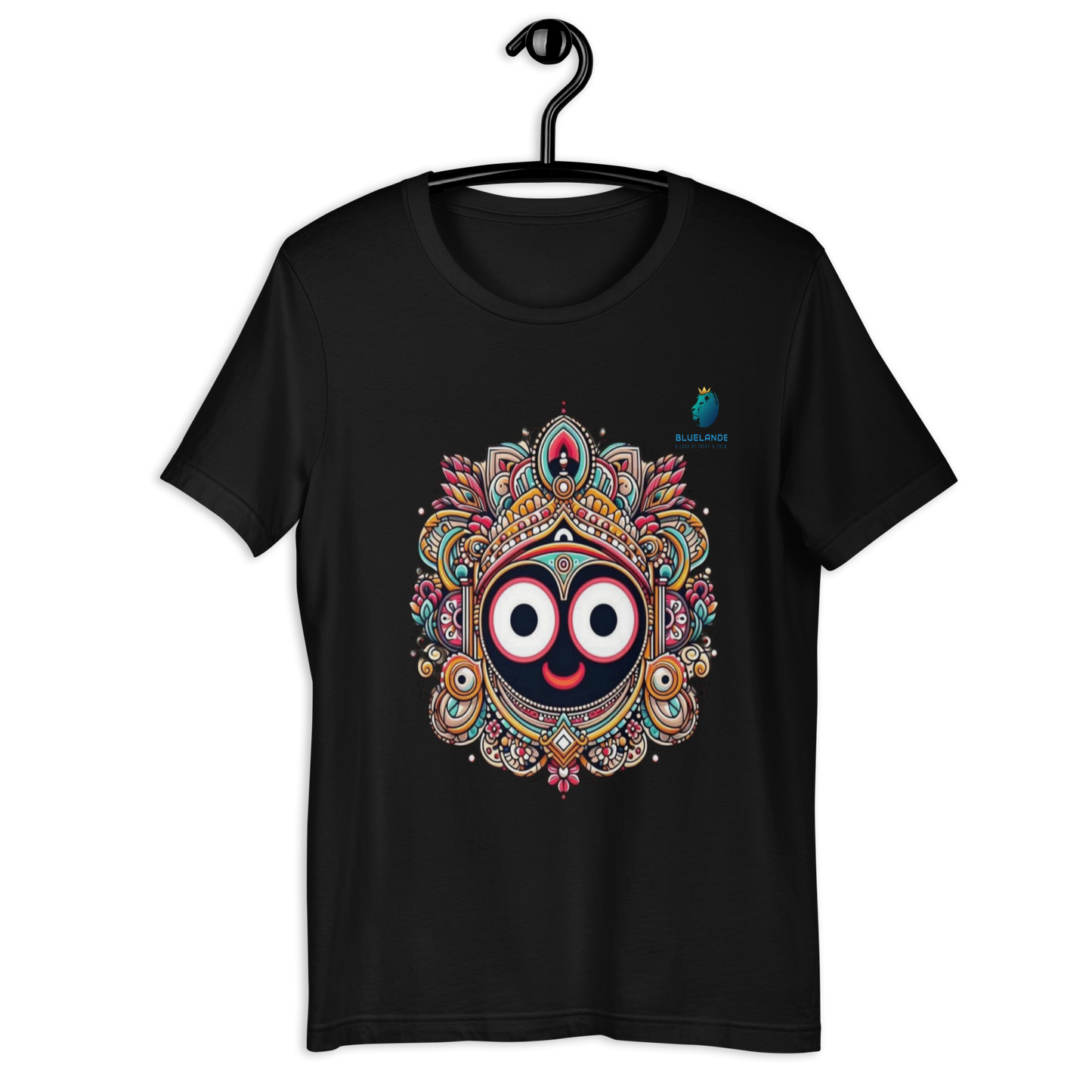 Sacred Comfort: Bluelanders  Premium  Cotton Unisex Half-Sleeve T-Shirt  Show drafts