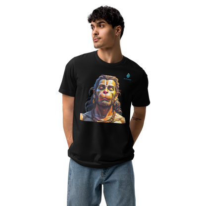 Hanuman Devotion T-Shirt & Tee Bluelander Premium Cotton Divine Spirit Wear.