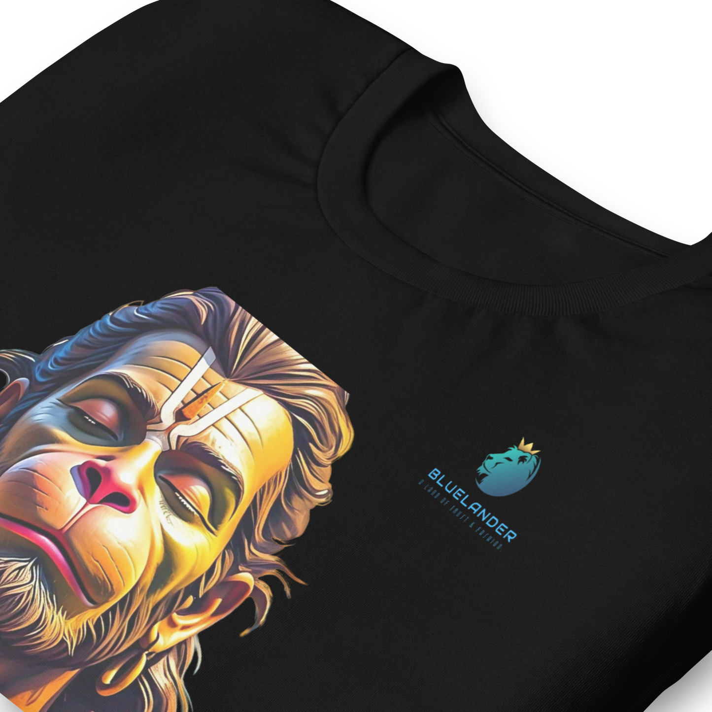Hanuman Devotion T-Shirt & Tee Bluelander Premium Cotton Divine Spirit Wear.