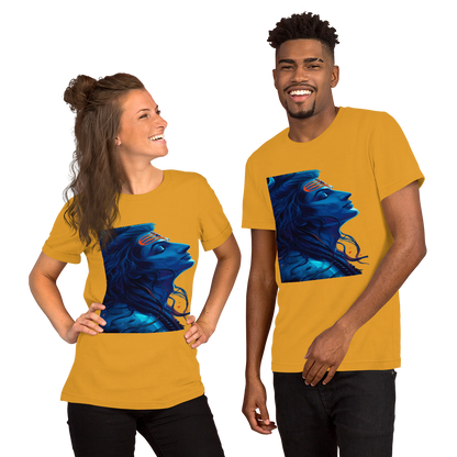 Divine Threads: Bluelander's Unisex Shiva Tees - Comfort Meets Faith  This is an excellent title!