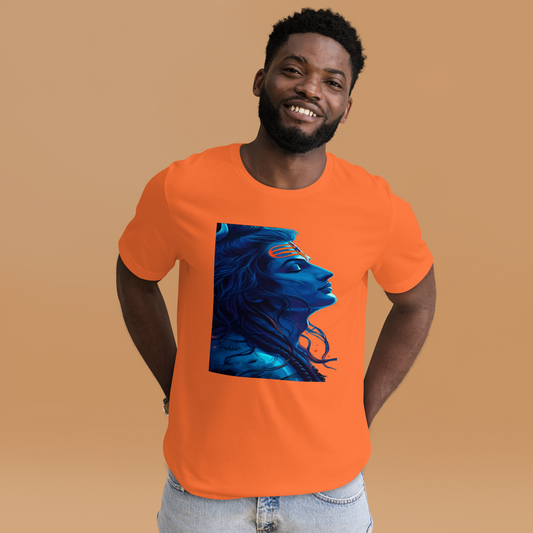 Divine Threads: Bluelander's Unisex Shiva Tees - Comfort Meets Faith  This is an excellent title!