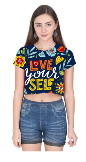 Fashion Forward: Bluelander's Trendsetting Female Crop Top – Elevate Your Look!